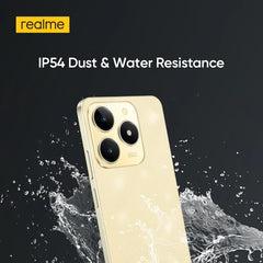 هاتف realme C61 الذكي بطارية 5000 مللي أمبير/ساعة شحن فائق السرعة 15 وات كاميرا 50 ميجابكسل AI شاشة 90 هرتز محرك AI IP54 256 جيجابايت NFC