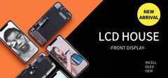 For iPhone 6 6S Plus 6P 6SP LCD Screen Full Set Display Replacement Black White LCD Touch Digitizer Assembly+Front Camera