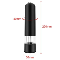 Electric Automatic Mill Pepper And Salt Grinder With LED Light Adjustable Coarseness Spice Grinder Kitchen Cooking Tool