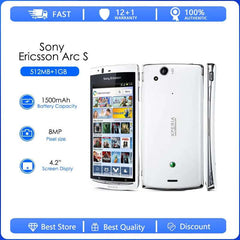 Sony Ericsson Xperia Arc S LT18 Refurbished-Original Unlocked TL18i 3G GSM .8MP Camera FM Radio  Cell Phone