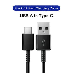 كابل USB PD 45W لهاتف Samsung Galaxy S24 S23 S22 S21 Ultra Plus A53 A54 5G كابل شحن سريع USB C تاريخ الشحن ملحقات الأسلاك