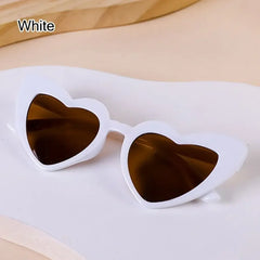 Kids Heart Sunglasses Cartoon Eyewear Vintage Heart-Shaped for Boys Girls 3-9 Years Toddler Sunglasses Outdoor Children Glasses