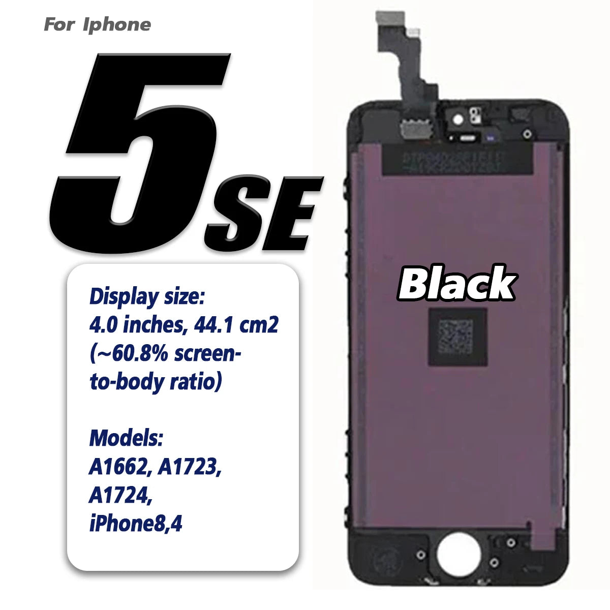 شاشة LCD AAA+ لهاتف iPhone 6 7 8 6s plus 7 8 Plus شاشة بديلة لهاتف iPhone 5 5S 5C 5se شاشة LCD تعمل باللمس ومحول رقمي