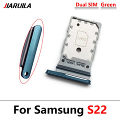 SIM Card Tray Slot Holder Adapter Accessories For Samsung S22 / S22 Plus / S22 Ultra
