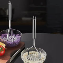 Home kitchen small tools, creative mud press, mashing machine, mud juice machine, stainless steel potato crusher, fruit pushing