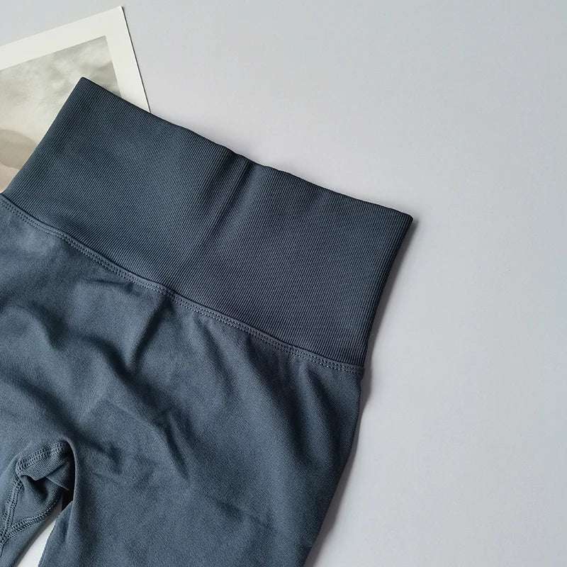 Summer Seamless Yoga Shorts High Waist Workout Shorts Women Sexy Booty Tummy Control Gym Leggings Breathable Running Shorts