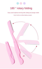 Eyebrow Razor Sturdy Perfect For Beginners Precise Grooming Versatile Tool Suitable For Both Men And Women Sharp Blade Compact