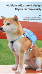 Waterproof Pet Backpack For Dogs Puppy Bag With Harness Collar Outdoor Travel Dog Snacks Backpack French Bulldog Dog Accessories