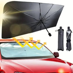 Car Sunshade Windshield Umbrella Front Sun Shade Parasol Foldable Summer Protection Car Heat Insulation Car Accessories