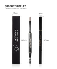 Double-Ended 5 Colors Eyebrow Pencil Natural Non-fading Waterproof Long-Lasting Filling And Outlining Eyebrow