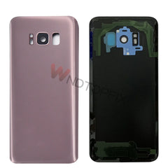 For Samsung Galaxy S8 G950F Back Battery Cover Door Rear Glass Housing Case For Samsung S8 Plus G955F Battery Cover With Lens