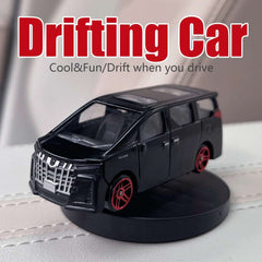 Drifting MPV Van Car Model Dashboard Ornaments Cool Fun Swing Moving Turning Interior Accessories Commercial Vehicle Decor Items