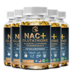 Greensure NAC Glutathione Capsules N-Acetyl Cysteine 1200 mg Support for Liver, Lung  | Amino Acid, Increases Glutathione