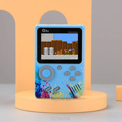 G5S 2.4 Inch Video Game Console Mini Portable Retro TV Handheld Game Player Built-in 500 Games AV Output Support 2 Player