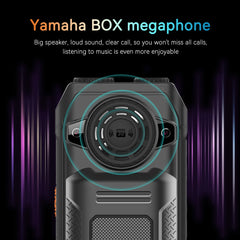 هاتف محمول متين M6000 GSM 2G Network 4 بطاقات SIM Magic Voice مقبس 3.5 مم شاشة 2.4 بوصة لوحة مفاتيح كبيرة هاتف محمول لكبار السن