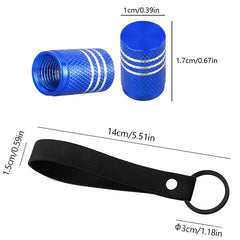 Car Key ring Suede Rope keychain Metal Wheel Tire Valve Caps For Citroen C1 C2 C3 C4 C5 C6 C8 C4L DS3 DS4 DS5 DS5LS DS6