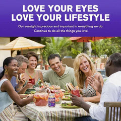 Eye Vitamins with A Blend of Lutein, Zeaxanthin and Bilberry Extract for Macular Fatigue, Dry Eyes and Vision Health in Adults