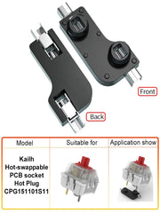 110pcs/70/30/10pcs Kailh Hot-swappable PCB Socket CPG151101S11 For Outemu Cherry MX Switches Mechanical Keyboard Axis DIY