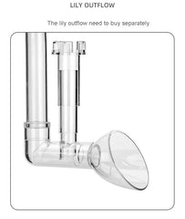 AQUAPRO Plastic Inflow Outflow Inlet Outlet Skimmer Lily Aquarium Accessories Tank Pipe Fish Water Filtro Fishbowl Akvarium