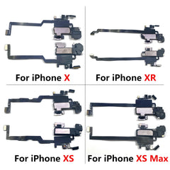 كابل مرن لمستشعر الضوء القريب لهاتف Iphone X XR XS Max 11 12 Pro Max MIni Ear Speaker سماعة أذن