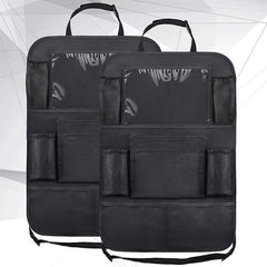 1pc/ 2pcs Car Seat Back Organizer 9 Storage Pockets with Touch Screen Tablet Holder Protector for Kids Children Car Accessories