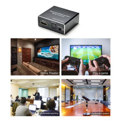HDMI-Compatible Audio Extractor Stereo Audio Converter 3.5mm 4k X 2k Audio Splitter Adapter For PS4 TV DVD Home Theater