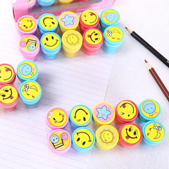 Assorted Stamps for Kids Self-Ink Teacher Stamps Party Favor Children Treasure Box Prize Classroom Easter Egg Stuffers Toys Gift