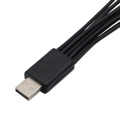 كابل شاحن الهاتف المحمول متعدد المنافذ من USB إلى كابل USB 10 إلى 1 لأجهزة Samsung وXiaomi وHuawei وGoogle وOPPO وVivo