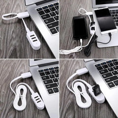 كابل تمديد شاحن موزع 5 فولت متعدد المنافذ من One for Three، كابل تمديد خارجي، موزع USB3.0