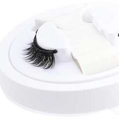 Magnetic Eyelashes 1/2 Pairs Handmade 3D Mink Lashes Reusable False Eyelashes Set Natural Long Fake Eyelash Makeup Tweezers Tool
