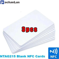 10PCS NTAG215 Blank NFC Cards PVC Tags NFC215 13.56Mhz TagMo Waterproof RFID NFC Phone 504 bytes