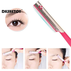 5Pcs Eyebrow Trimmer Blade Shaver Finish Cutting Face Razor Shaper Eye Brow Epilation Hair Removal Facial Epilator makeup tools