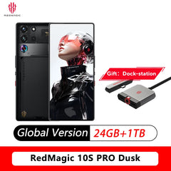 النسخة العالمية Redmagic 10S Pro NX789J Snapdragon 8 Elite الإصدار الرائد 6.853 بوصة Q9+ 144 هرتز AMOLED 50*2+2+16MP 7050mAh 80W NFC