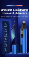 Xiaomi New Rechargeable Touch Screen Electric Ear Nose Hair Trimmer Type-C Fast Charging Portable Clipper Trimmer For Nose