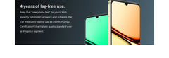 هاتف realme C61 الذكي بطارية 5000 مللي أمبير/ساعة شحن فائق السرعة 15 وات كاميرا 50 ميجابكسل AI شاشة 90 هرتز محرك AI IP54 256 جيجابايت NFC