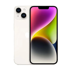هاتف Apple iPhone 14 5G الأصلي بشاشة 6.1 بوصة A15 Face ID NFC US Dual eSIM وذاكرة وصول عشوائي 6 جيجابايت وذاكرة قراءة فقط 128 و256 و512 جيجابايت وشاشة OLED غير مقفولة ومستعمل