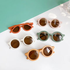 2023 Children Cute Striped Polygon UV400 Sunglasses Baby Girls Outdoor Sun Protection Sunglasses Kids Eye Protection Sun Glasses