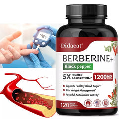 Berberine Supplement 1200 Mg Per Serving - Highly Absorbed, Heart Health, Weight Management, Antioxidant