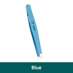 Eyebrow Tweezer 1 Piece Colorful Hair Beauty Fine Hairs Puller Stainless Steel Slanted Eye Brow Clips Removal Makeup Tools