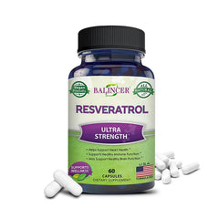 Balincer Resveratrol Capsules Support Cardiovascular Health, Antioxidants, Improve Immunity, and Promote Smooth Skin
