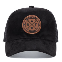 قبعة بيسبول صيفية شبكية للنساء والرجال من ENJOY LIFE مع رقعة حروف Snapback قبعة كاجوال قابلة للتنفس للجنسين قبعات سائقي الشاحنات في الشارع الهيب هوب