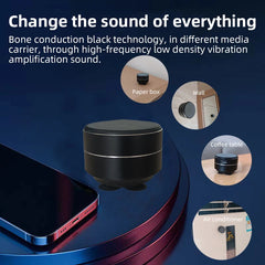 Black technology bone conduction speaker is coming. Sound is produced through different media. Small but with large volume.