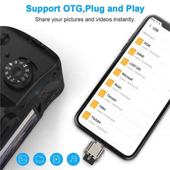 قارئ بطاقات الهاتف المحمول TF من النوع C من سبائك الزنك USB 3.1 من النوع C من Xiaomi Huawei Samsung Laptop قارئ بطاقات OTG متعدد الوظائف