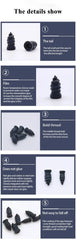 10/30Pcs Car Tyre Repair Rubber Nail Set Universal Car Motorcycle Tyre Repair Nails Truck Scooter Bike Tire Puncture Repair Tool