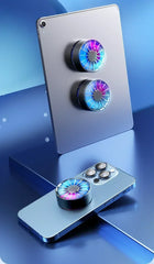 Phone Radiator RGB Light Air-cooled Light Weight Magnetic Low Noise Cooling Fan for Phone Tablet PUGB Genshin Game Fast Cooling