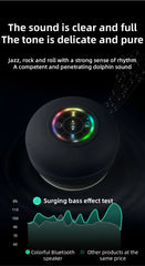 2025 Bathroom Waterproof Wireless LED Bluetooth Speaker Large Suction Cup Mini Portable Speaker Outdoor Sports Stereo Speaker