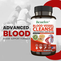 Vascular Cleansing Capsules - Contains Japanese Nattokinase, Which Helps Blood Circulation and Blood Vessel Flexibility