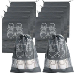 5/10PCS Shoes Storage Organizer Bags Non-Woven Shoe Dust Bags Portable Travel Shoe Bag Shoes Storage Packing Pouch Organizers