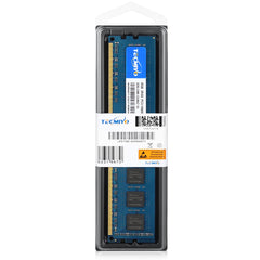 ذاكرة الوصول العشوائي TECMIYO 4 جيجابايت 8 جيجابايت DDR3 DDR3L 1600 ميجا هرتز 1333 ميجا هرتز PC3-12800U PC3-10600 DIMM 1.5 فولت 1.35 فولت 2RX8 ذاكرة غير ECC - أزرق