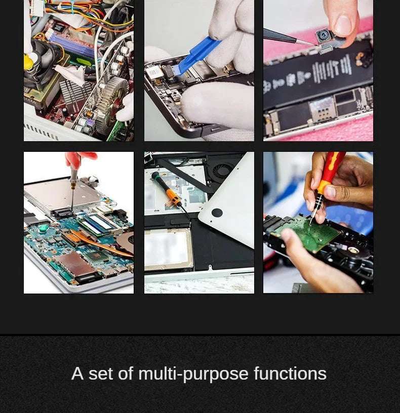 115 in 1 Multifunctional Precision Magnetic Screwdriver Set Computer PC Mobile Phone Equipment Repair Screwdrive Kit Hand Tools